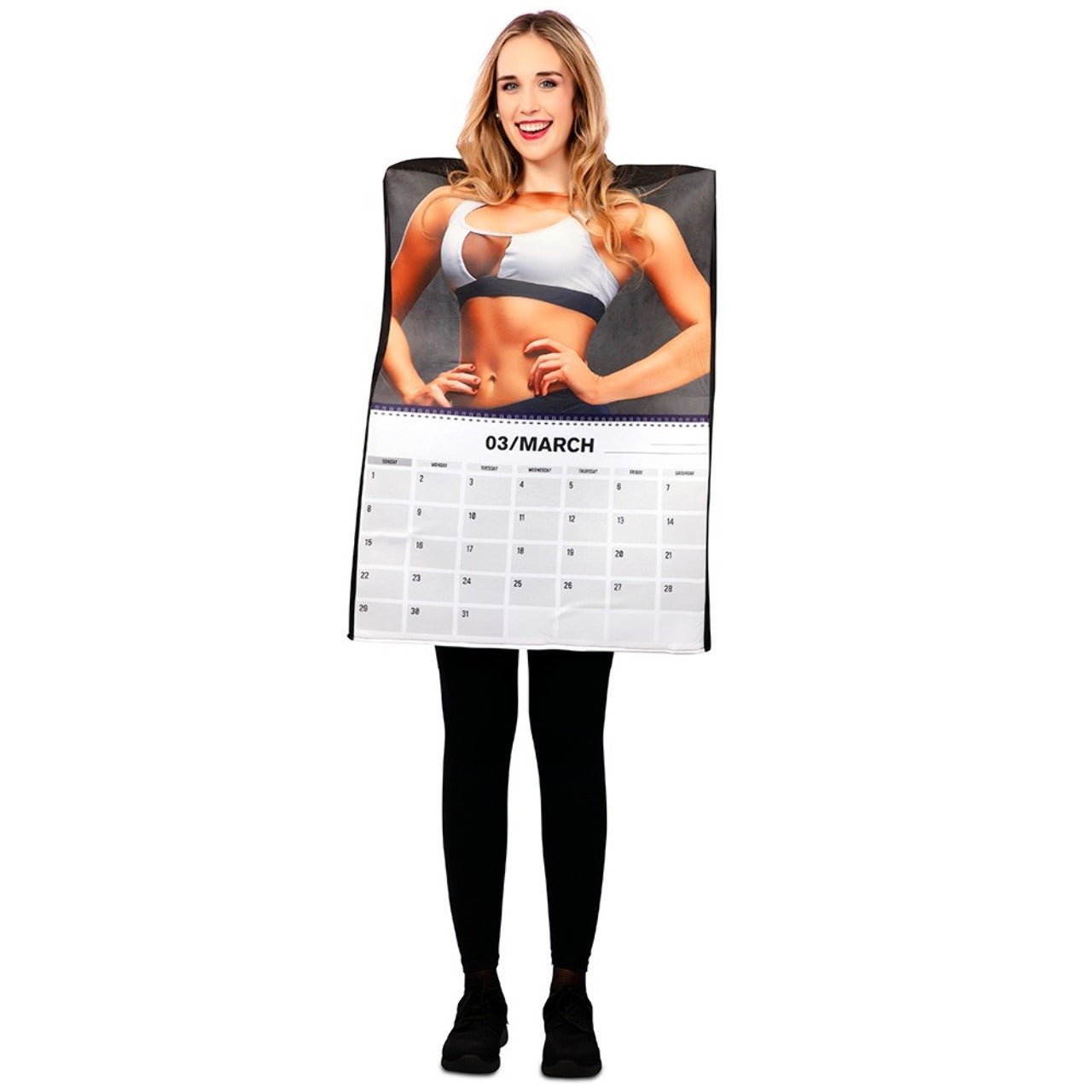 Sexy Frau Kalender-Kostüm für Erwachsene