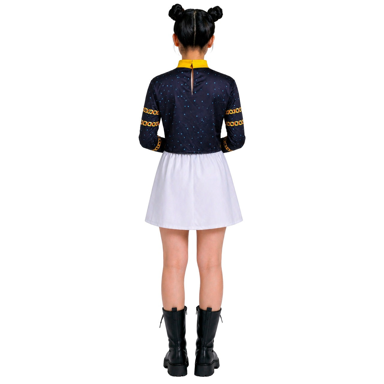 Weißes K-Pop-Sängerin-Kostüm eco für Mädchen