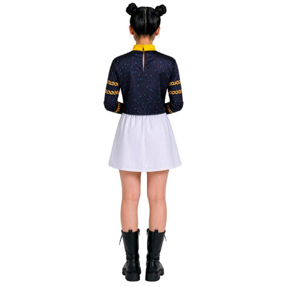Weißes K-Pop-Sängerin-Kostüm eco für Mädchen