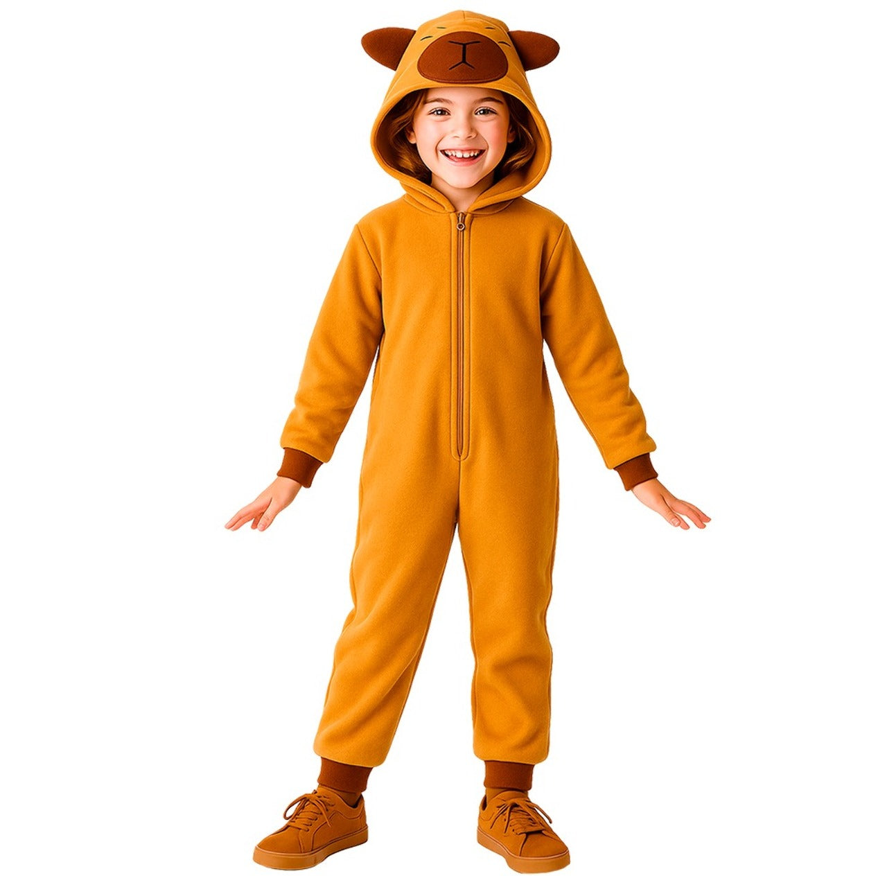 Braunes Capybara-Kostüm für Kinder