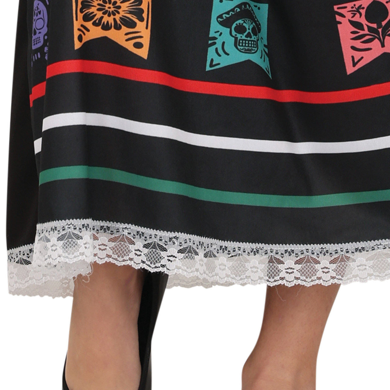 Buntes Catrina Kostüm für Mädchen
