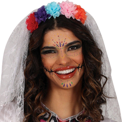 Catrina-Brautkostüm Weiß für Damen