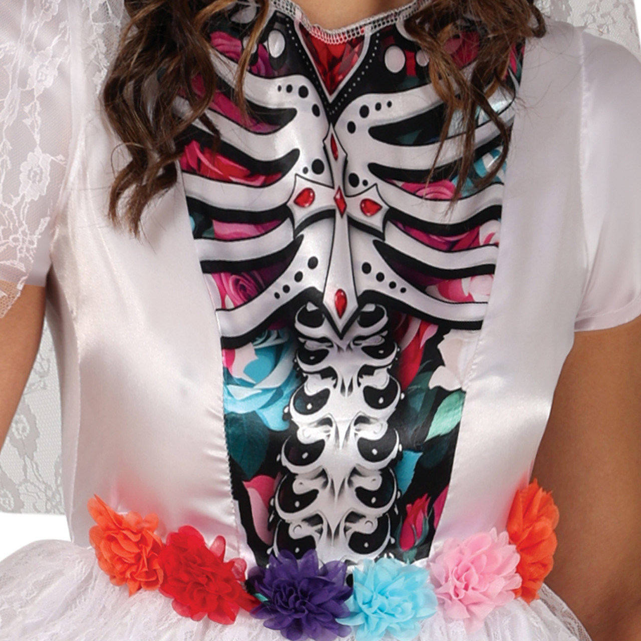 Catrina-Brautkostüm Weiß für Damen