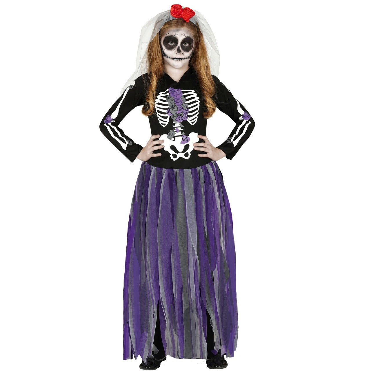 Finsternes Catrina-Kostüm für Mädchen