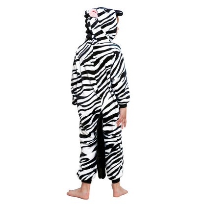 Zebra Kapuze Kostüm für Kinder