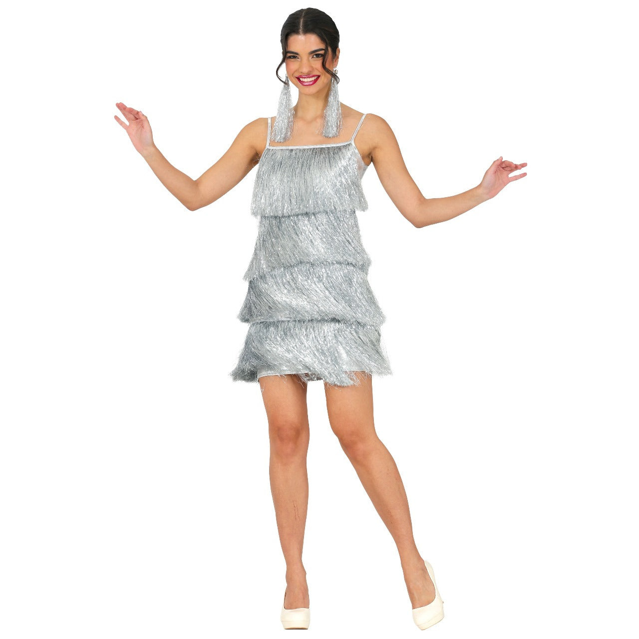 Charleston-Silver-Kostüm für Damen