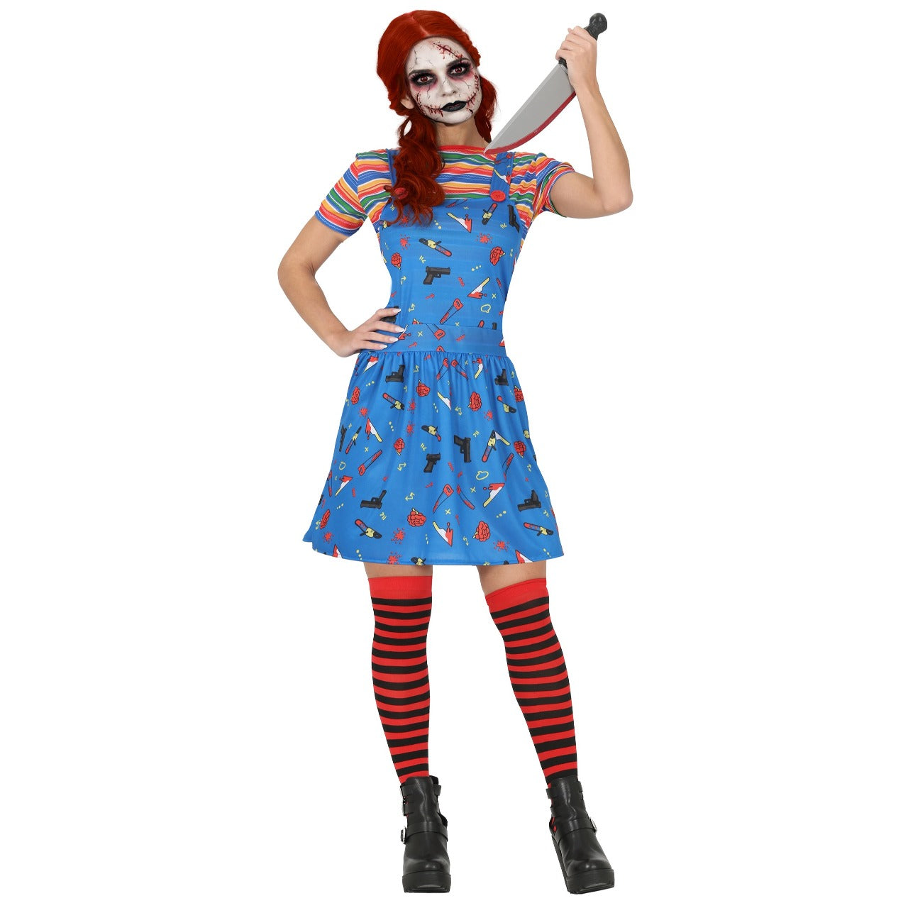 Böses Chucky-Kostüm für Damen