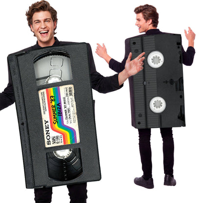 VHS-Kassetten-Kostüm für Erwachsene
