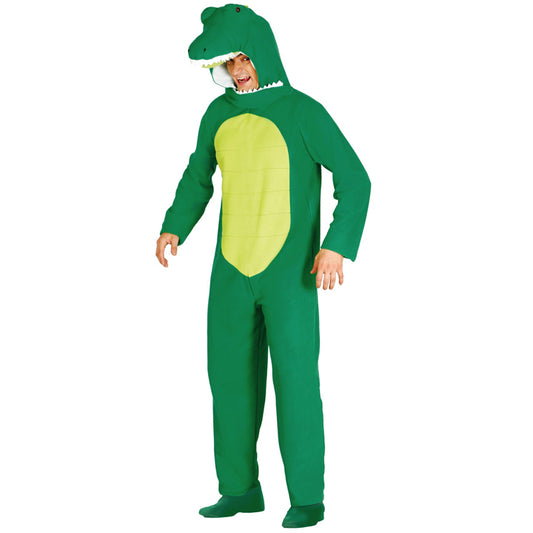 Grünes Krokodil Kostüm für Erwachsene