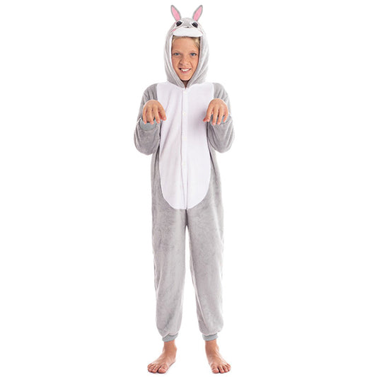 Graues Kaninchenkostüm für Kinder