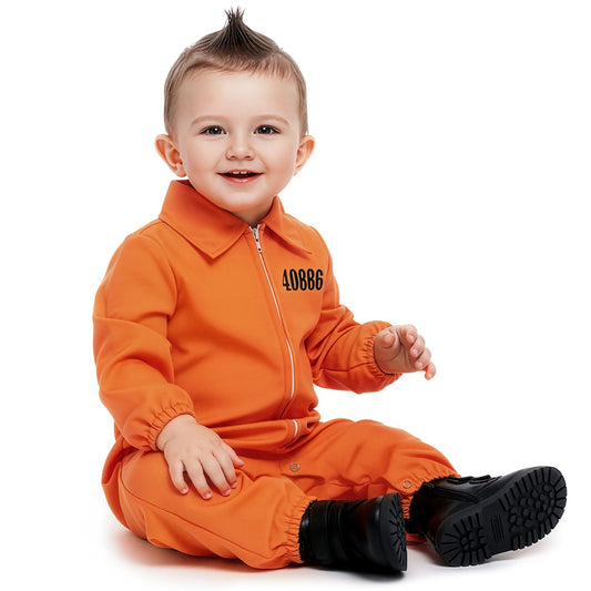 Amerikanisches Sträfling Kostüm für Babys