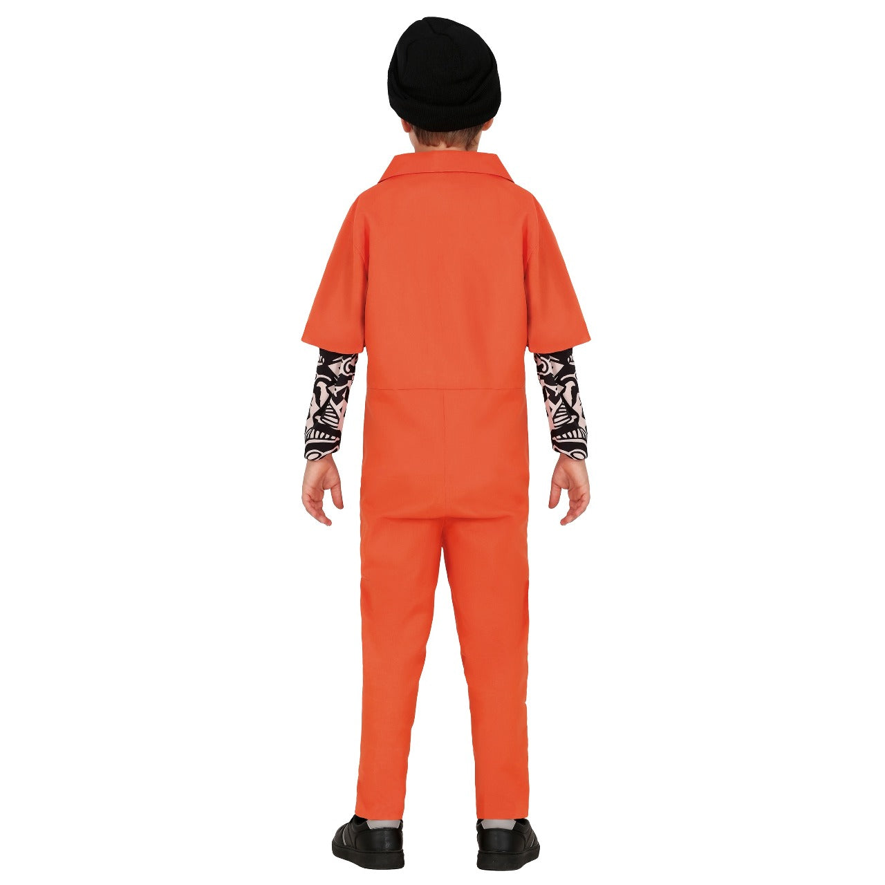 Amerikanisches Sträflingskostüm Tattoos für Kinder