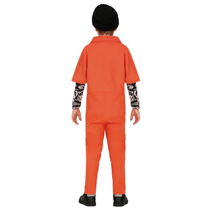 Amerikanisches Sträflingskostüm Tattoos für Kinder