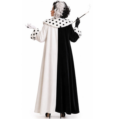 Cruella-Mantel-Kostüm für Damen