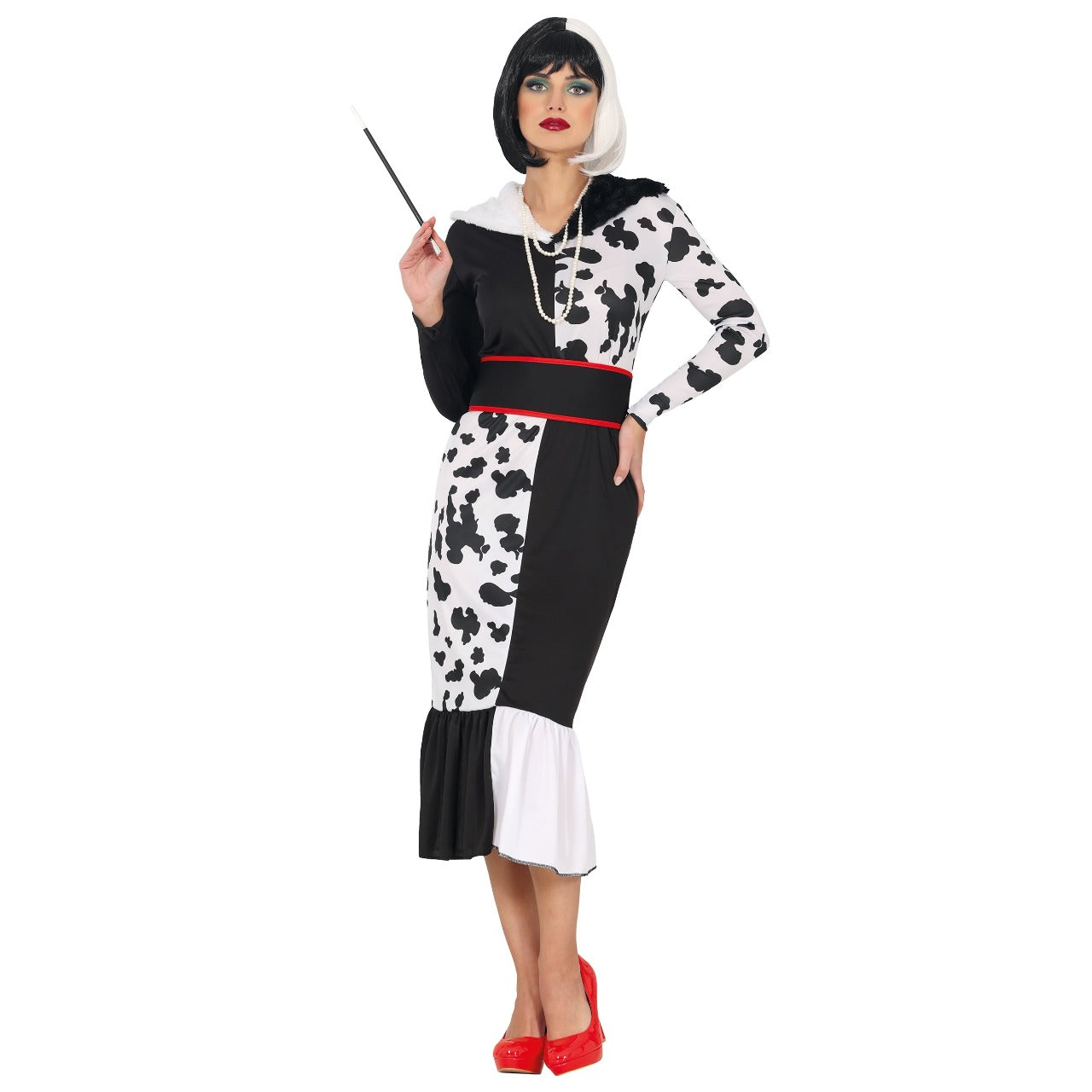 Cruella-Lady-Kostüm für Damen