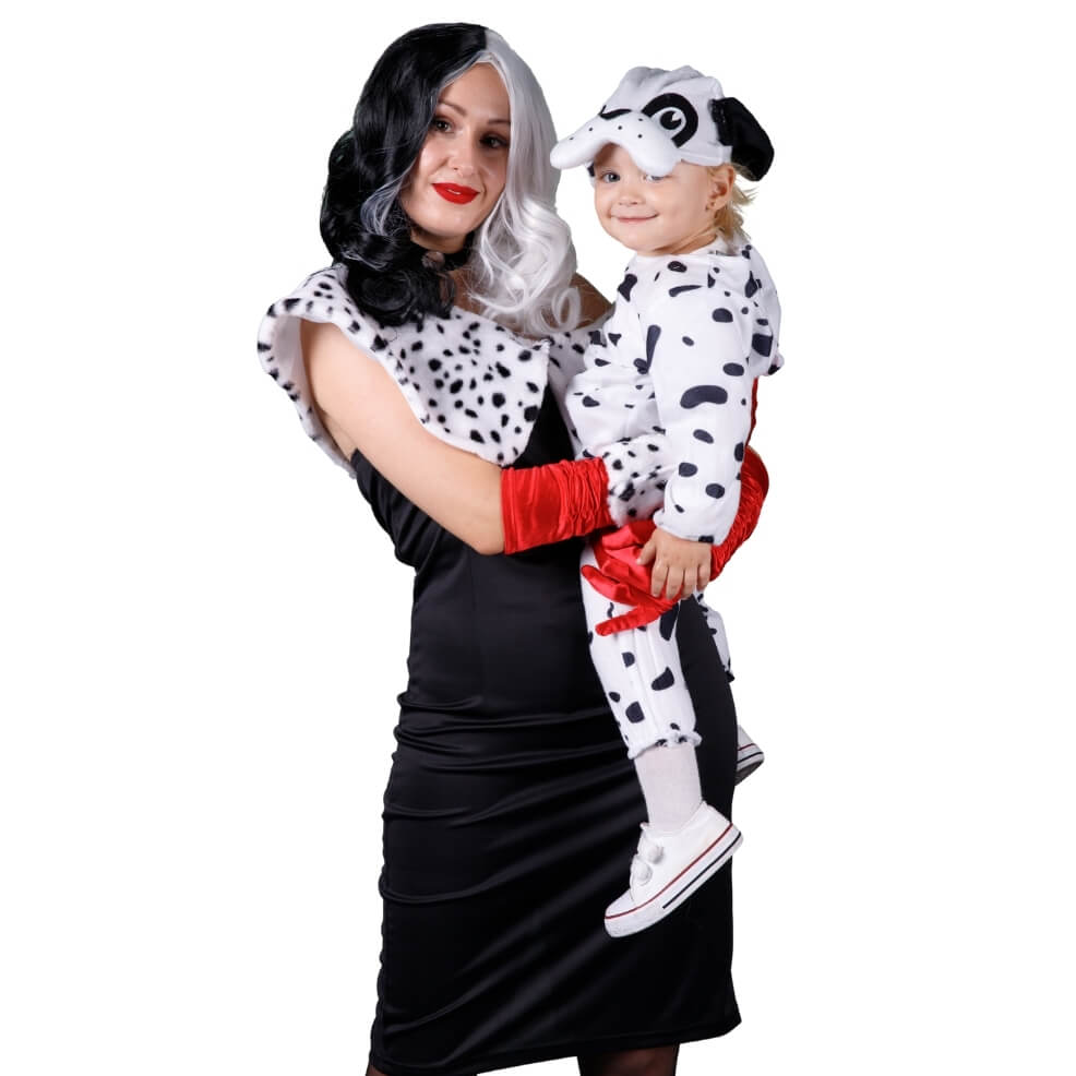 Sexy Cruella-Kostüm für Damen