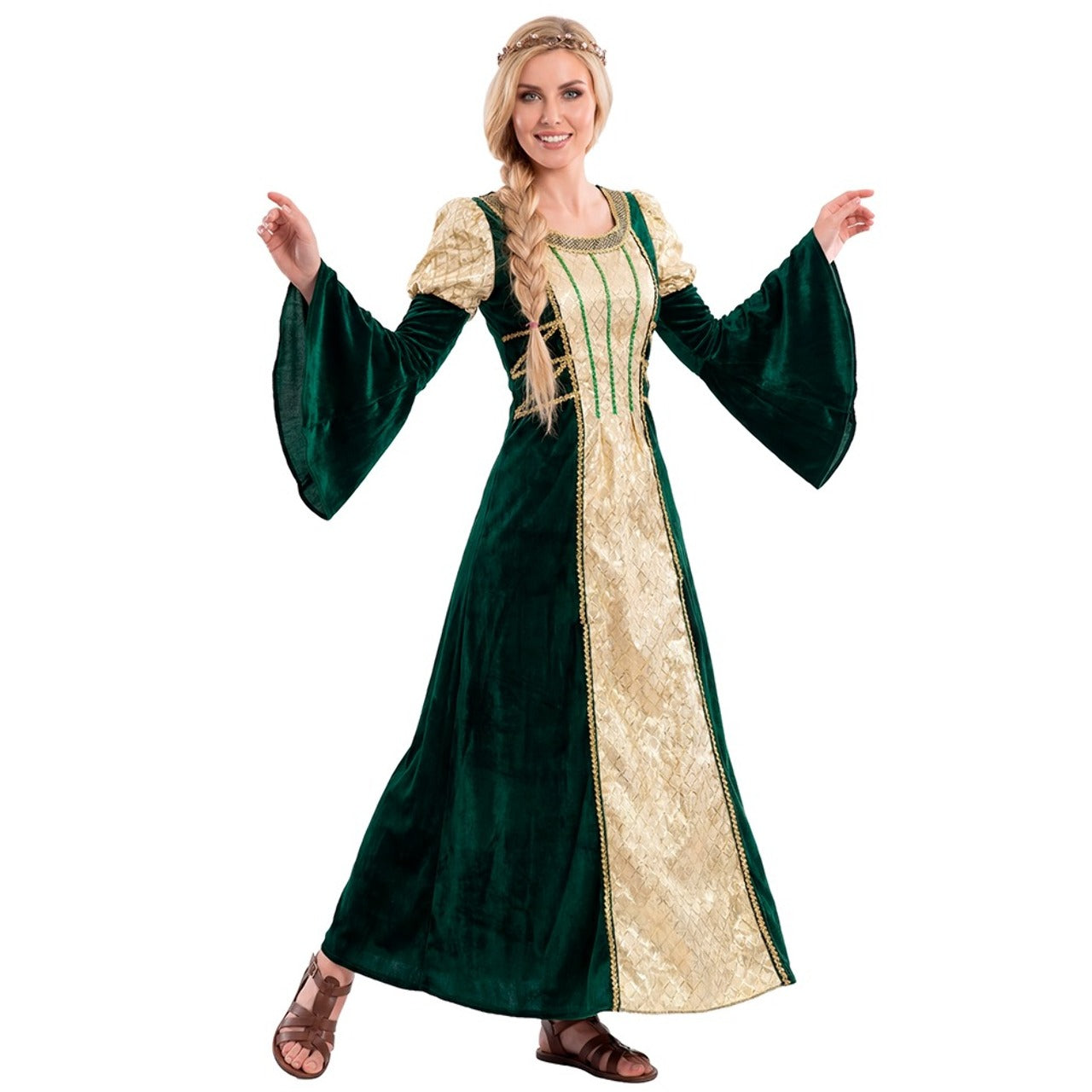 Mittelalter Hofdame Esmeralda Kostüm für Damen