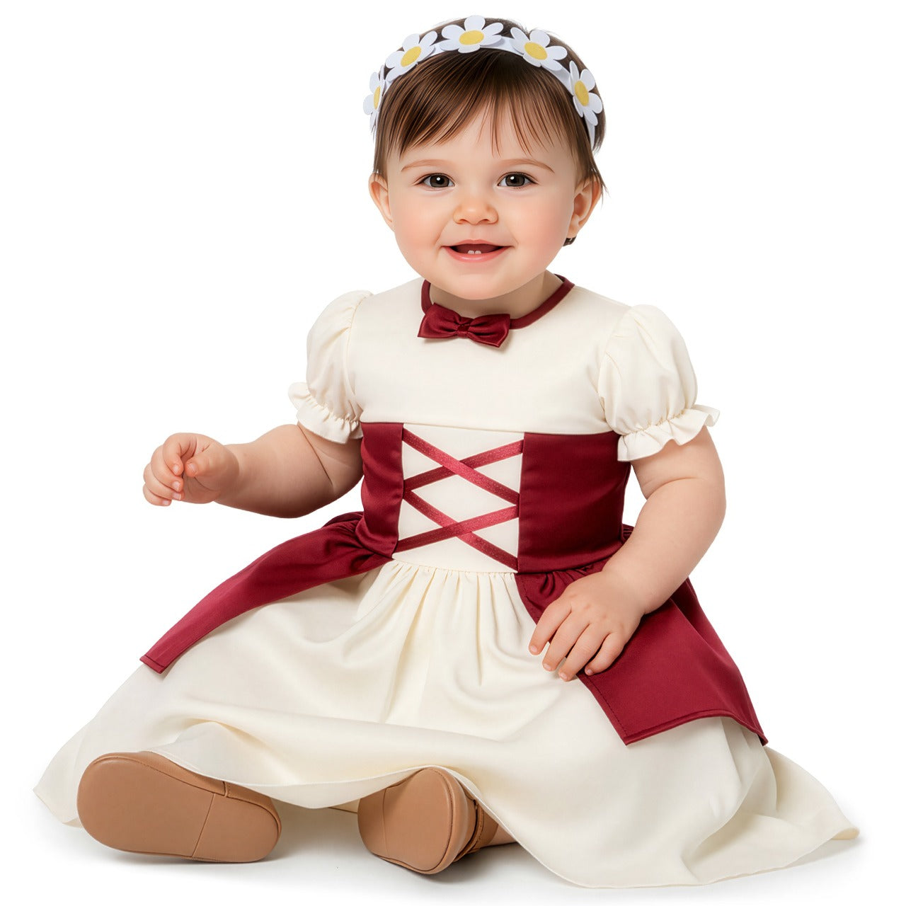 Süßes Mittelalter Hofdamenkostüm für Babys