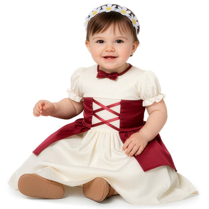 Süßes Mittelalter Hofdamenkostüm für Babys
