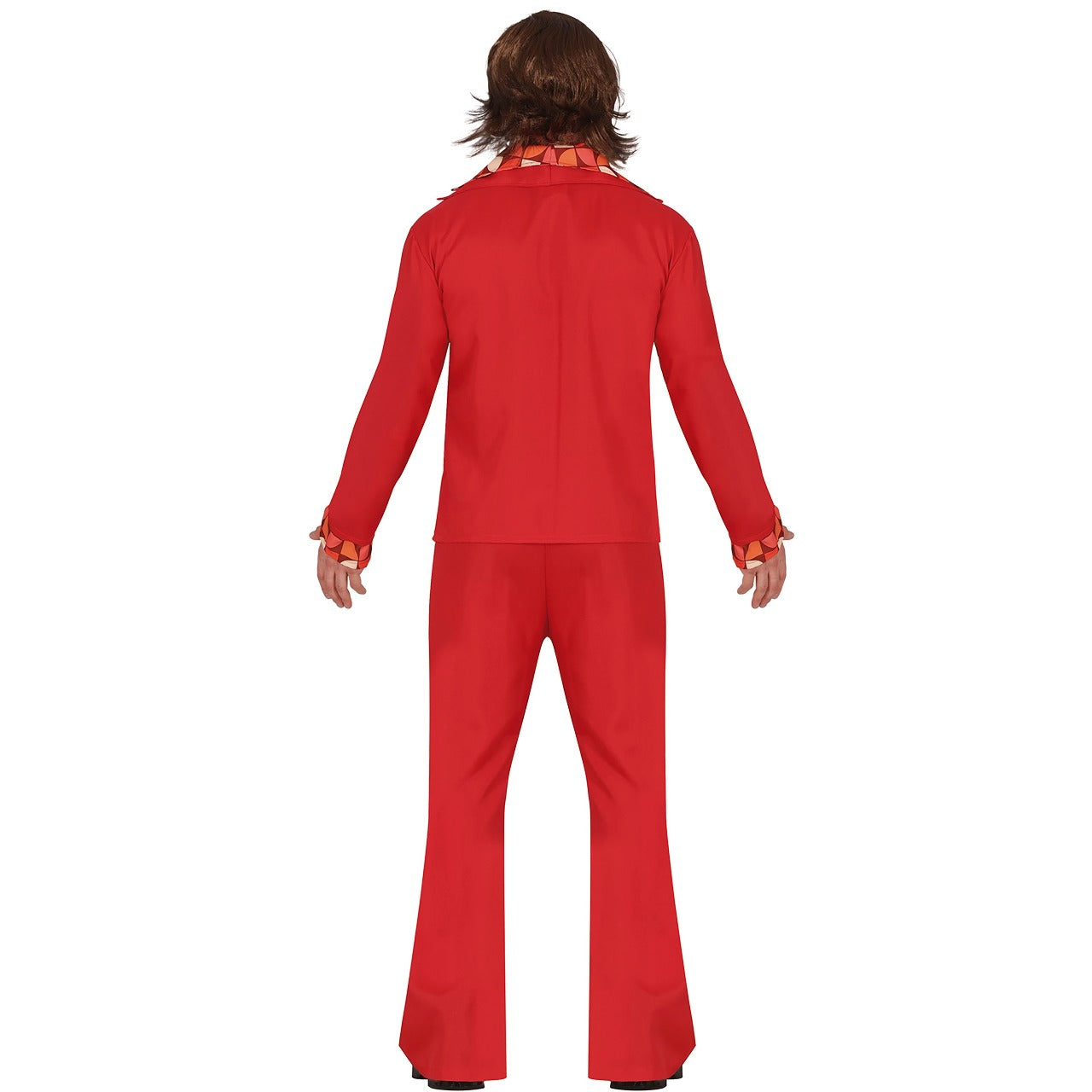 Rotes 70er-Jahre-Kostüm für Herren