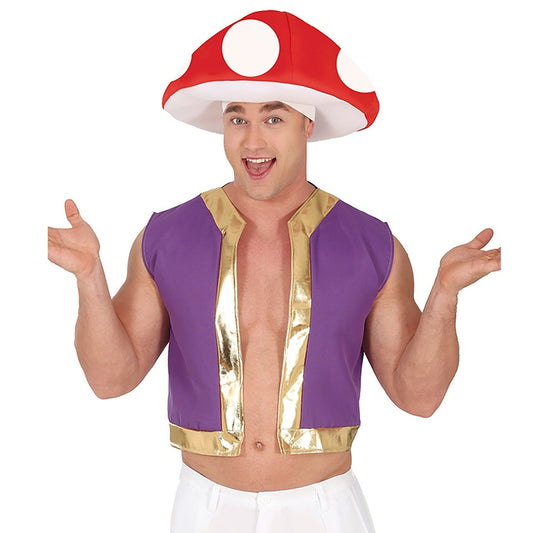 Pilz Toad Kostüm für Erwachsene
