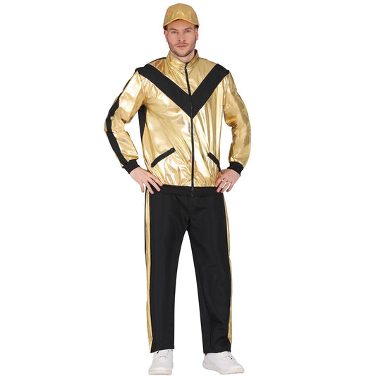 Goldenes Trainingsanzug-Kostüm für Herren