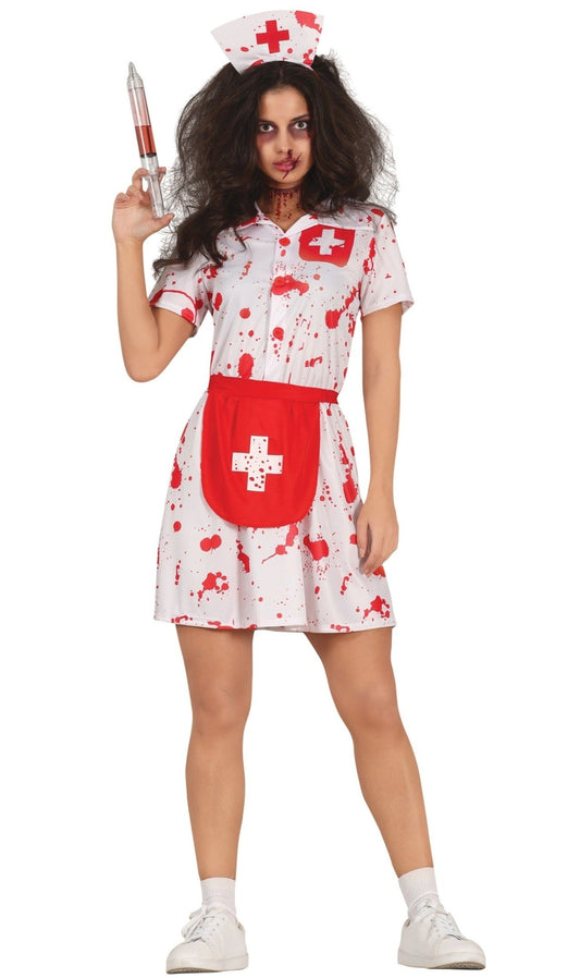 Arzt und Krankenschwester Zombie Paarkostüme