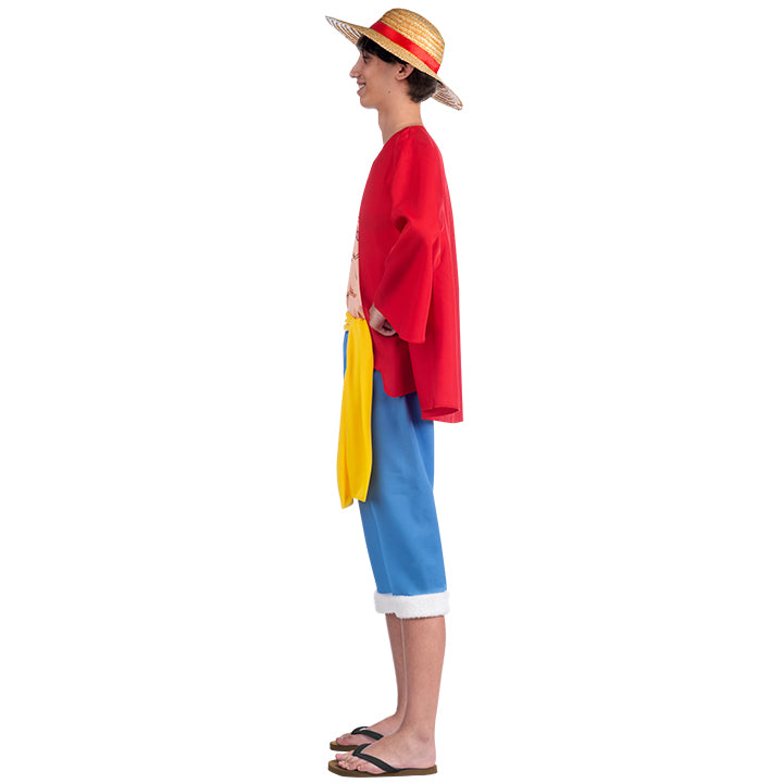 One Piece™ Ruffy-Kostüm für Erwachsene