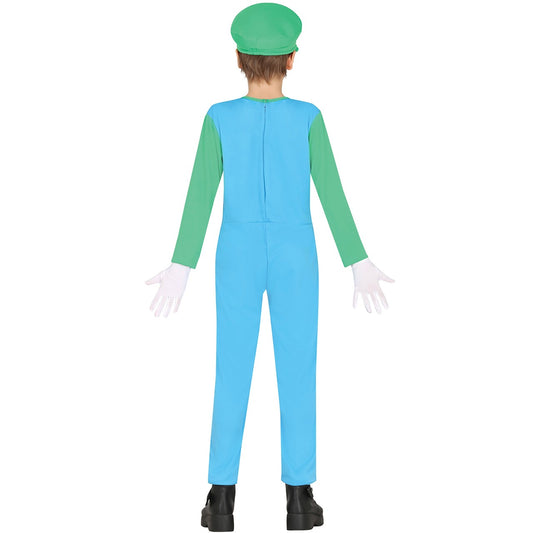 Luigi Mechaniker Kostüm für Kinder