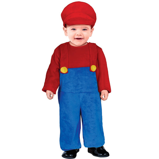 Mario Mechaniker Kostüm für Baby