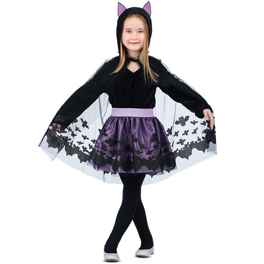 Fledermaus Kostüm Lila für Mädchen