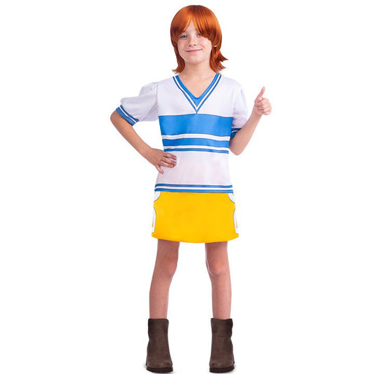 One Piece™ Nami-Kostüm für Mädchen