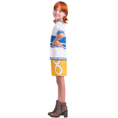 One Piece™ Nami-Kostüm für Mädchen