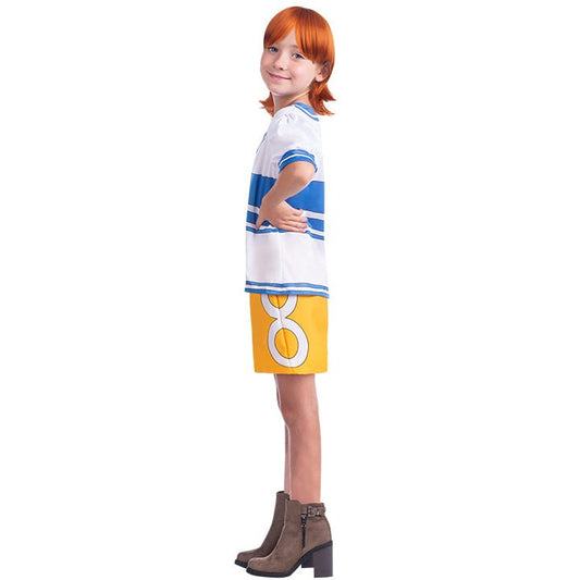 One Piece™ Nami-Kostüm für Mädchen