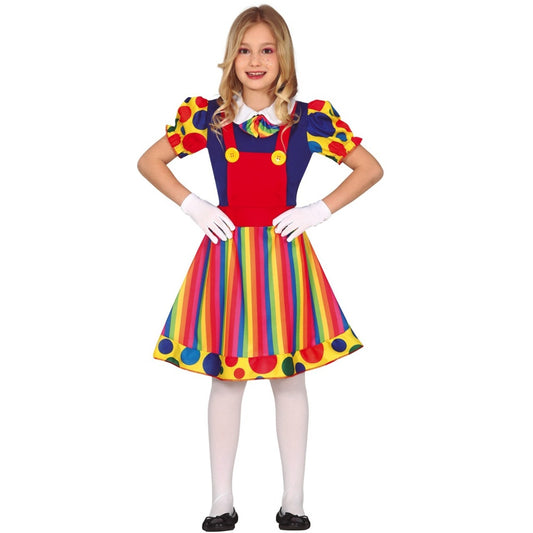 Clown Smile Kostüm für Mädchen