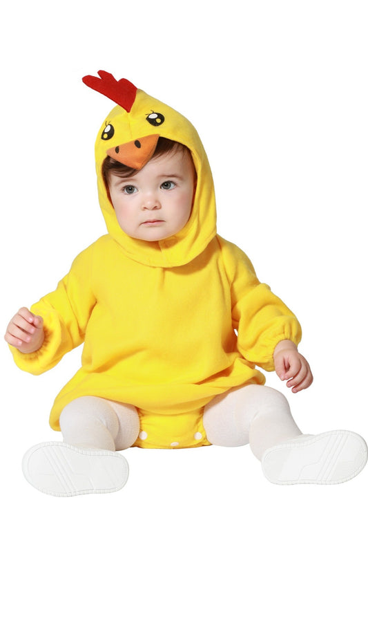 Gelbes Hühnerkostüm für Baby