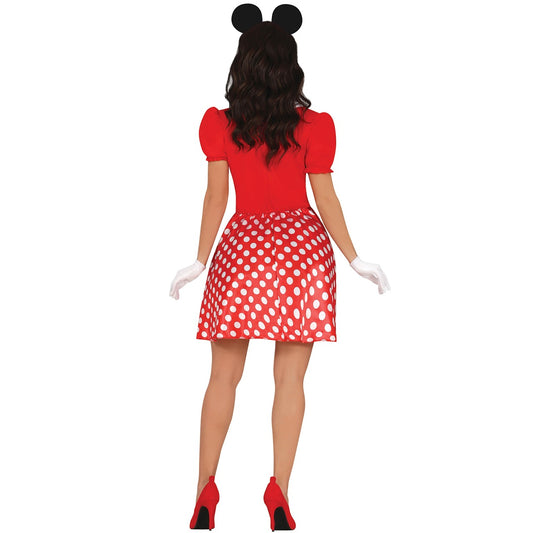 Kleine rote Maus Kostüm für Damen