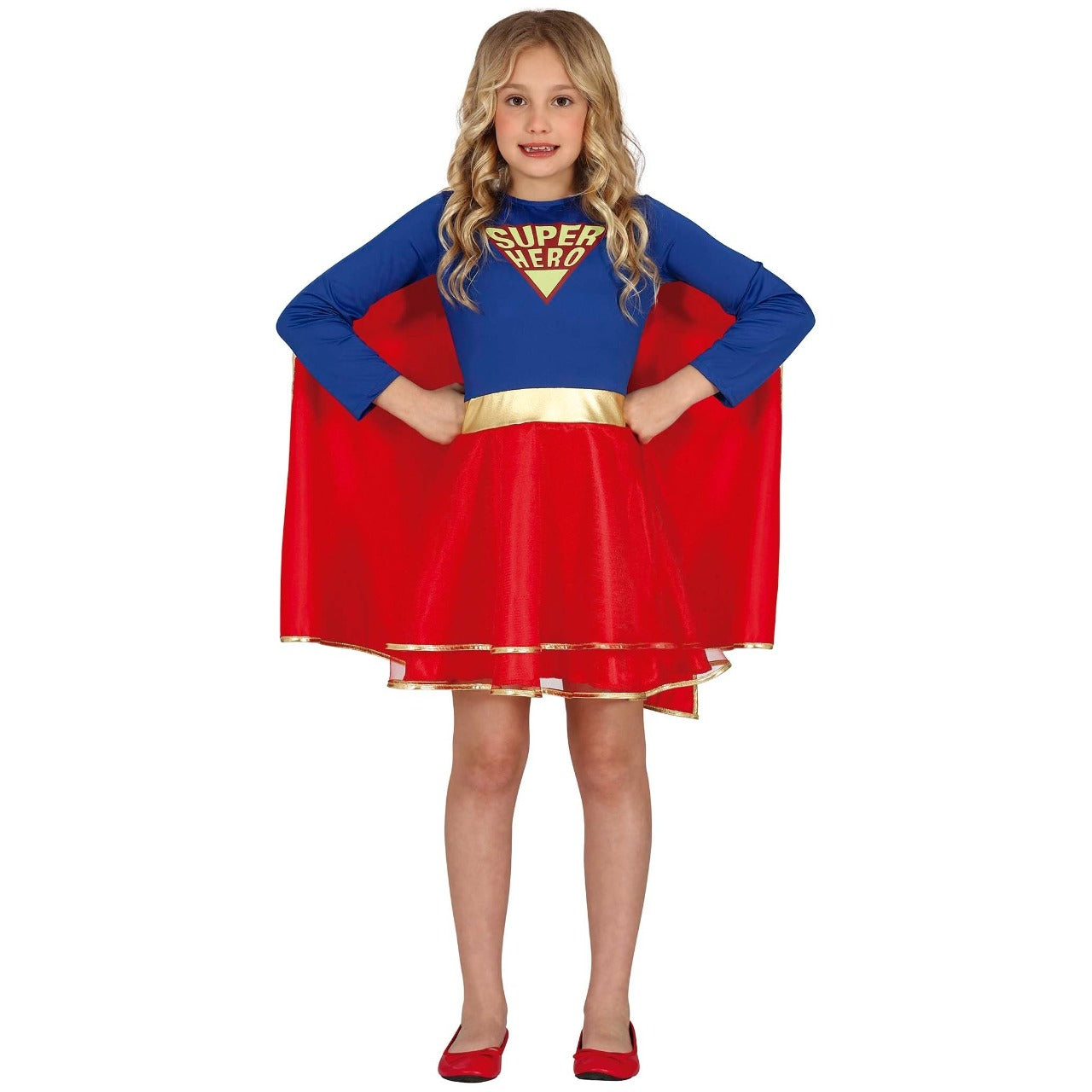 Superheldin-Kostüm für ein Mädchen
