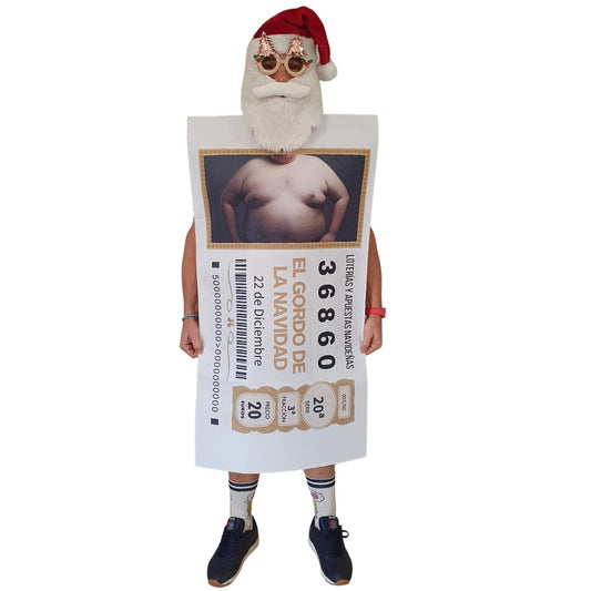 Weihnachtslotterie-Kostüm für Erwachsene