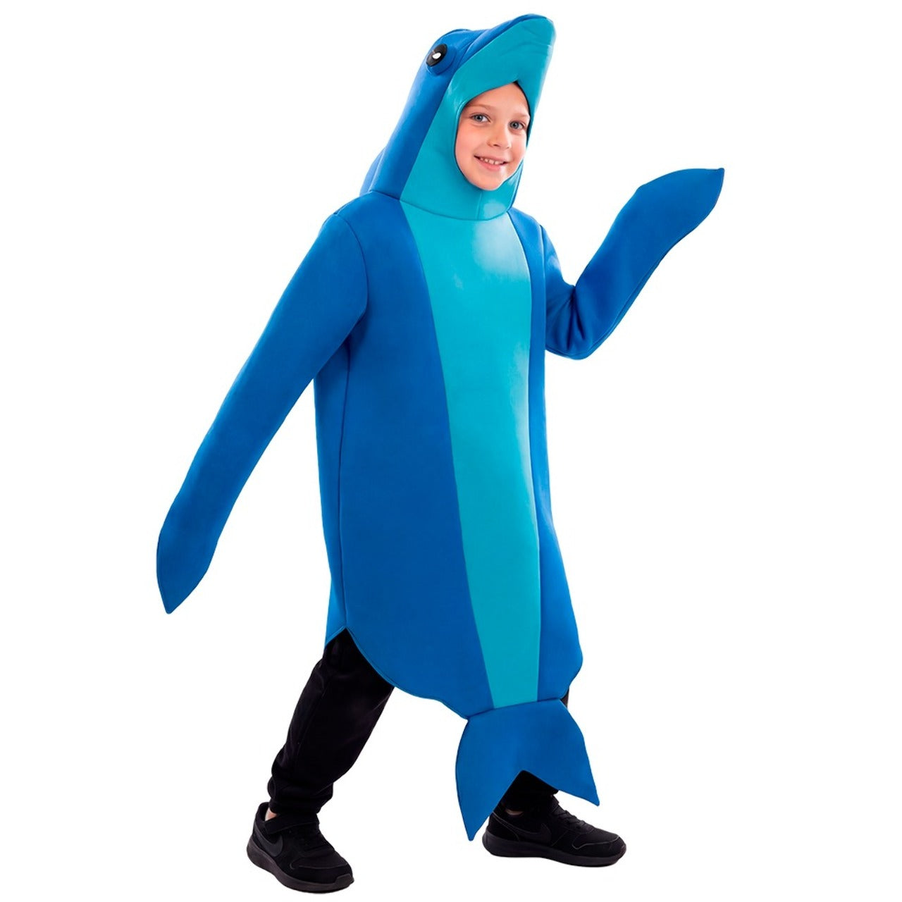 Blaues Delfin-Kostüm für Kinder