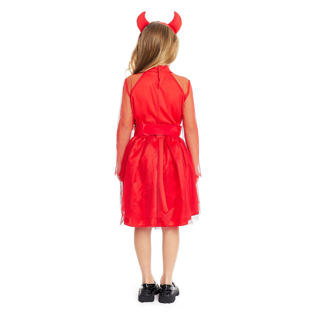 Rotes Teufelin-Kostüm für Mädchen