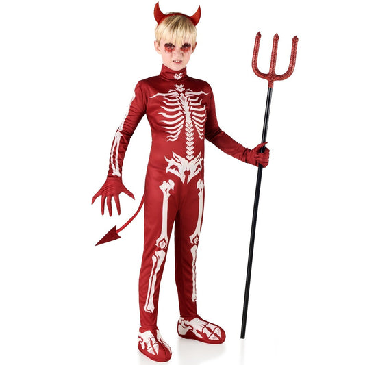 Skelett-Teufel-Kostüm für Kinder