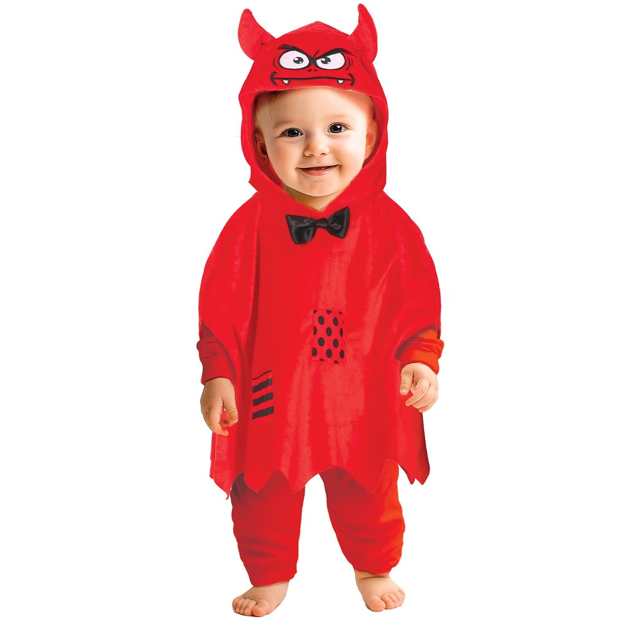 Teufel Poncho Kostüm für Baby