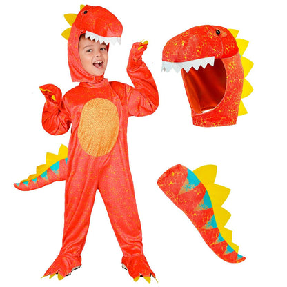 Buntes Dinosaurier-Kostüm für Kinder