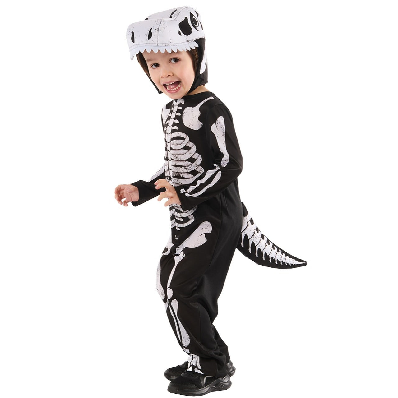 Dinosaurier-Skelett Kostüm für Jungen