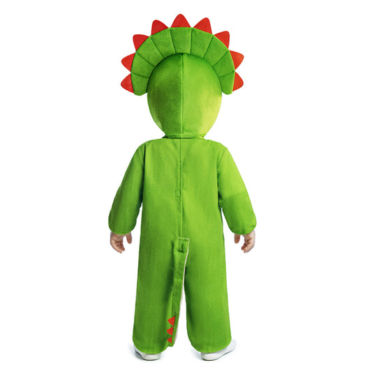 Grünes Triceratops-Dinosaurier-Kostüm für Babys