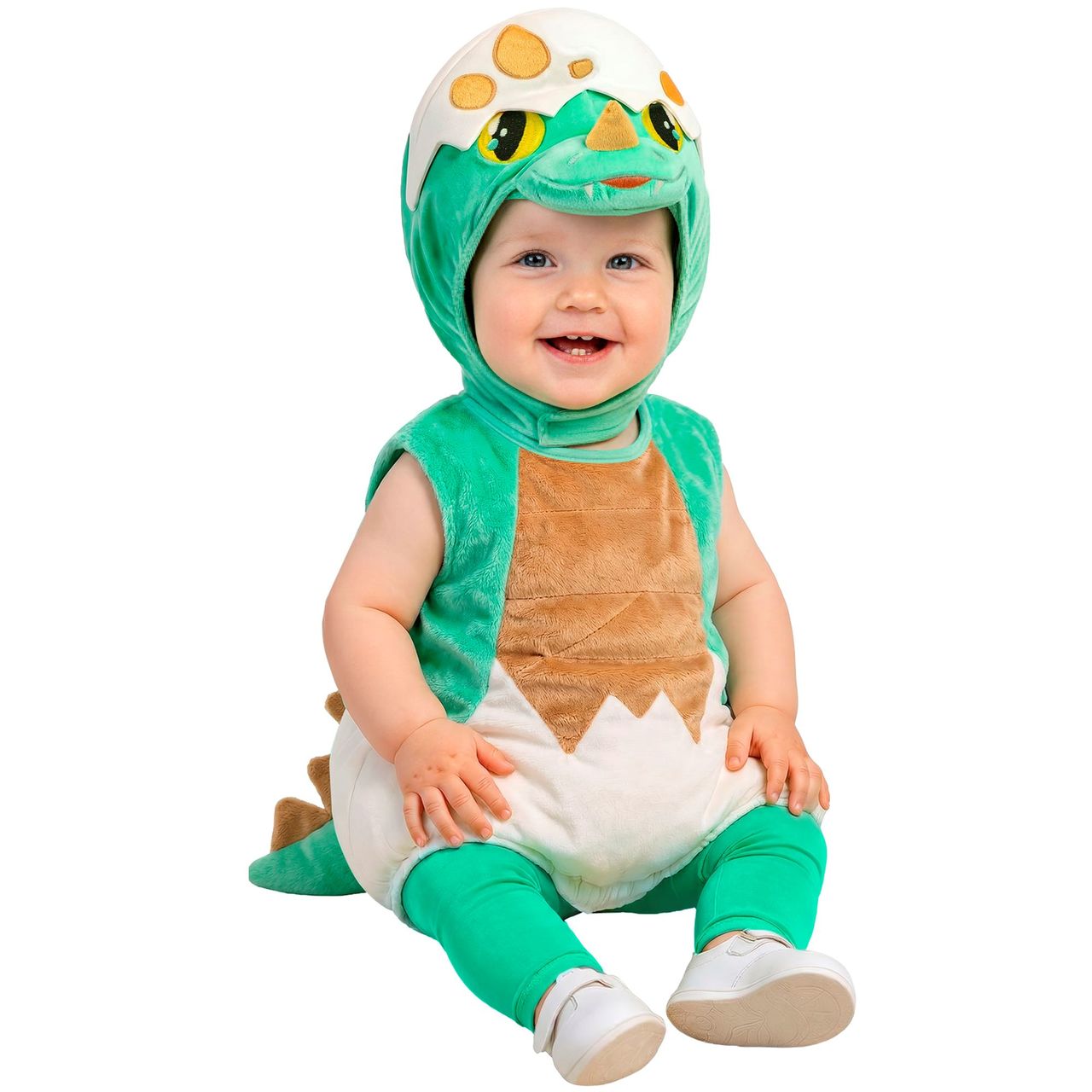 Grünes Dinosaurier-Ei-Kostüm für Babys