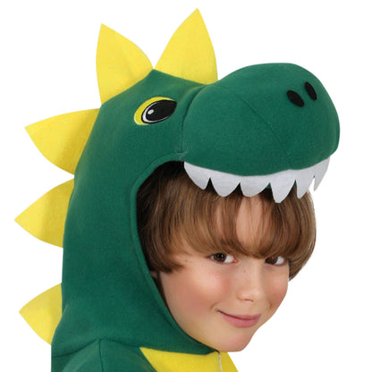 Grünes Furchterregendes Dinosaurier-Kostüm für Kinder