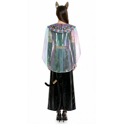 Ägyptisches Bastet-Göttinnenkostüm für Damen