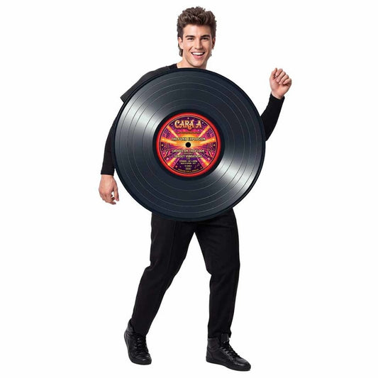 Vinyl-Schallplatten-Kostüm für Erwachsene